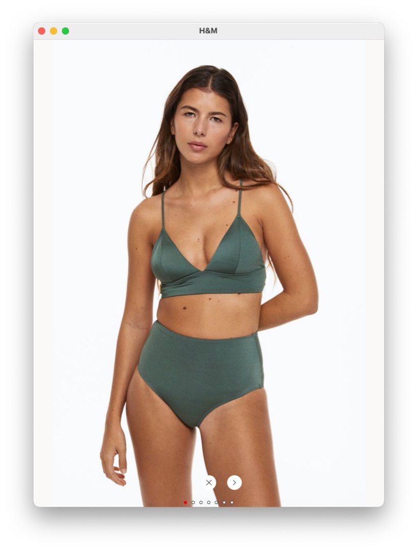 H M Bikini Top Women s Fashion Swimwear Bikinis Swimsuits on Carousell