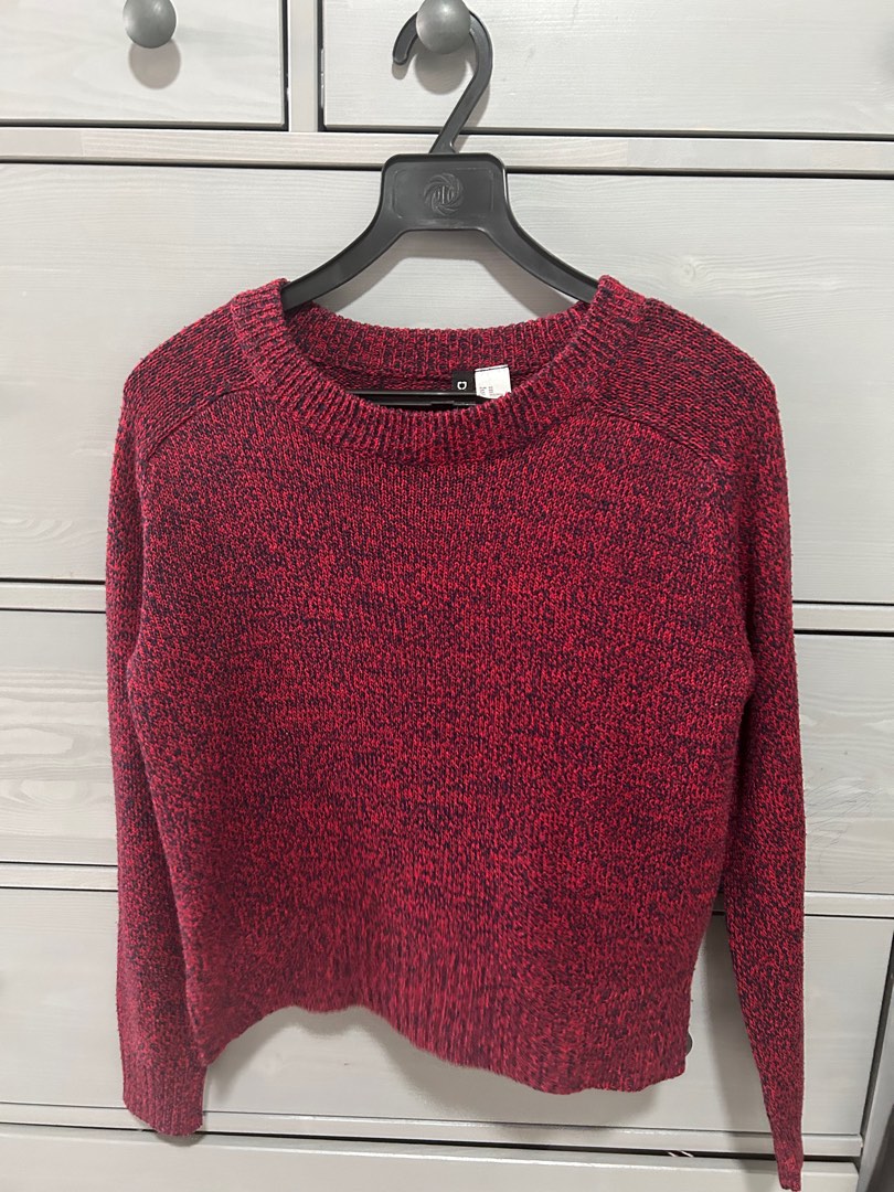 Red h&m sweater on sale