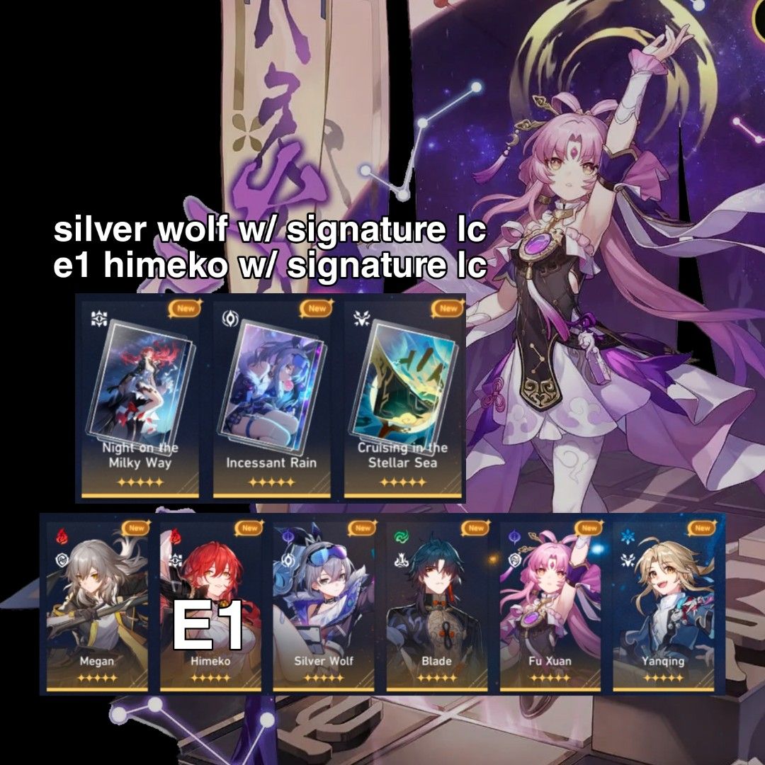 Compte Honkai: Star Rail Avec Archeron Et Autres 5 étoiles - Niveau AR - PC - État Très Bon - Jeu 2022