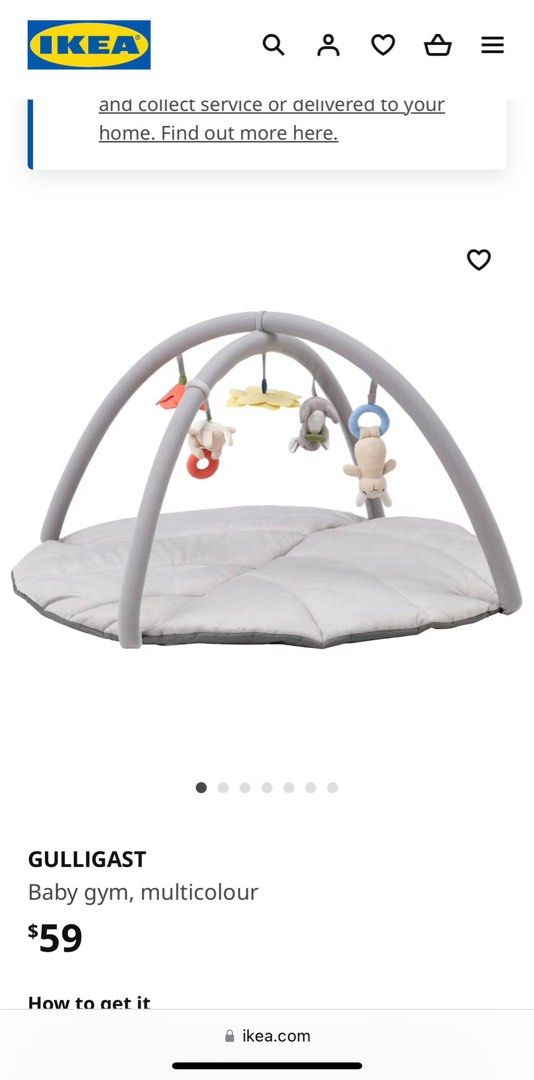 IKEA baby gym play mat, Babies & Kids, Infant Playtime on Carousell