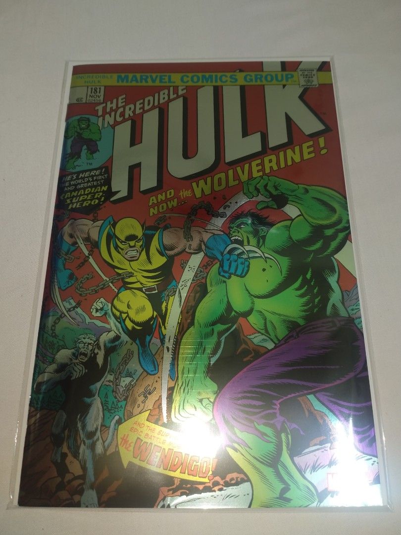 Incredible Hulk 181 Foil, Hobbies & Toys, Books & Magazines, Comics