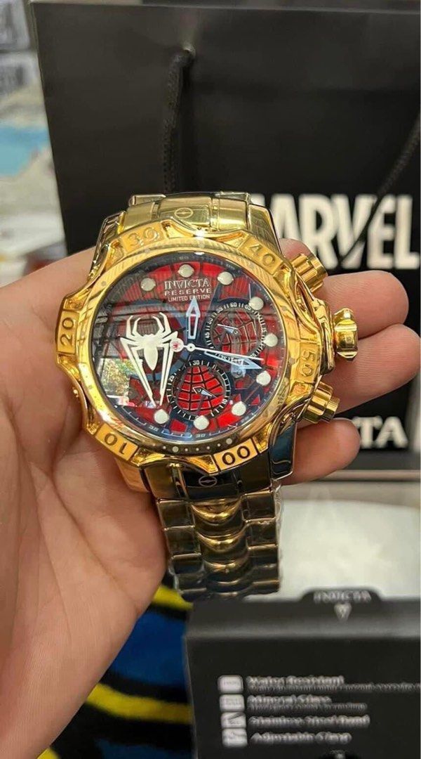 Invicta spiderman watch top