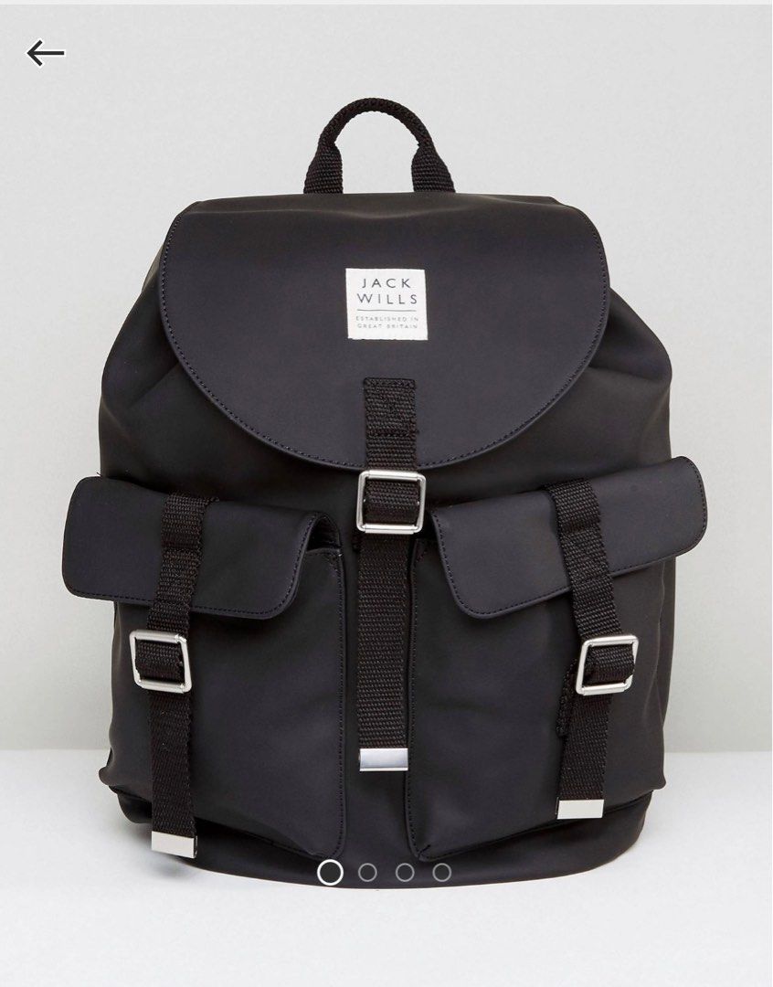 Jack Wills backpack black bag backpacks