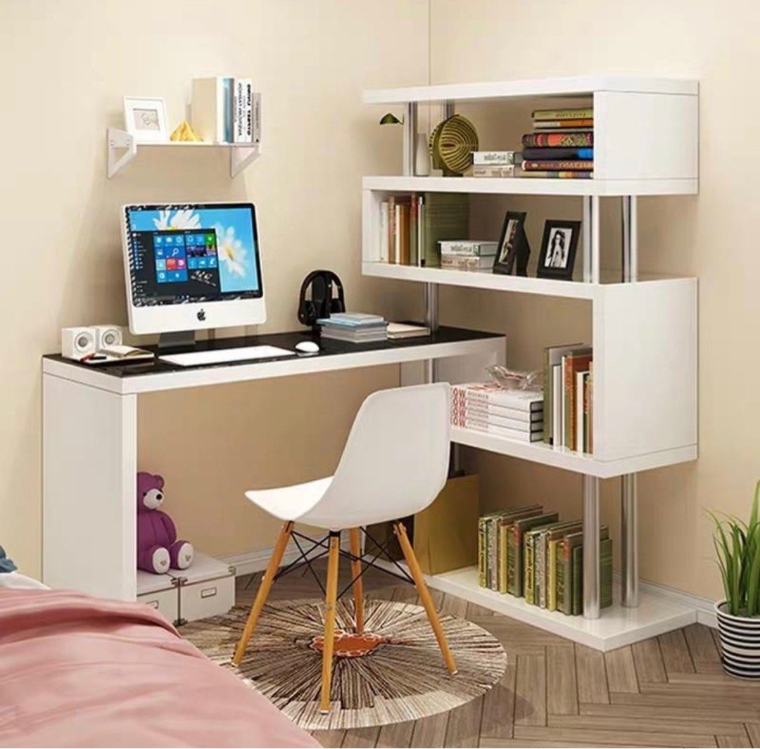 JADD Modern Modular Shelf Desk, Furniture & Home Living, Furniture ...