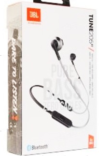 JBL T205 Bluetooth Headphone Silver Audio Headphones Headsets