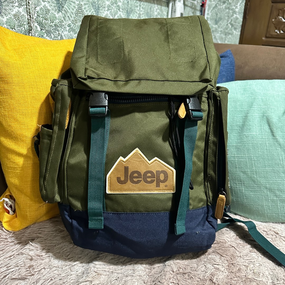 JEEP BACKPACK, Women's Fashion, Bags & Wallets, Backpacks on Carousell