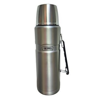 JE-NEW THERMOS STAINLESS KING 68 OUNCE VACUUM INSULATED BEVERAGE BOTTLE