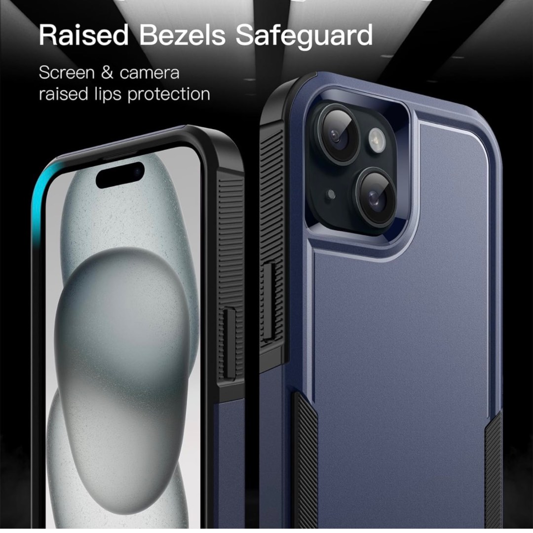 JETech iPhone 15 Plus Case Dual Layer, Mobile Phones & Gadgets