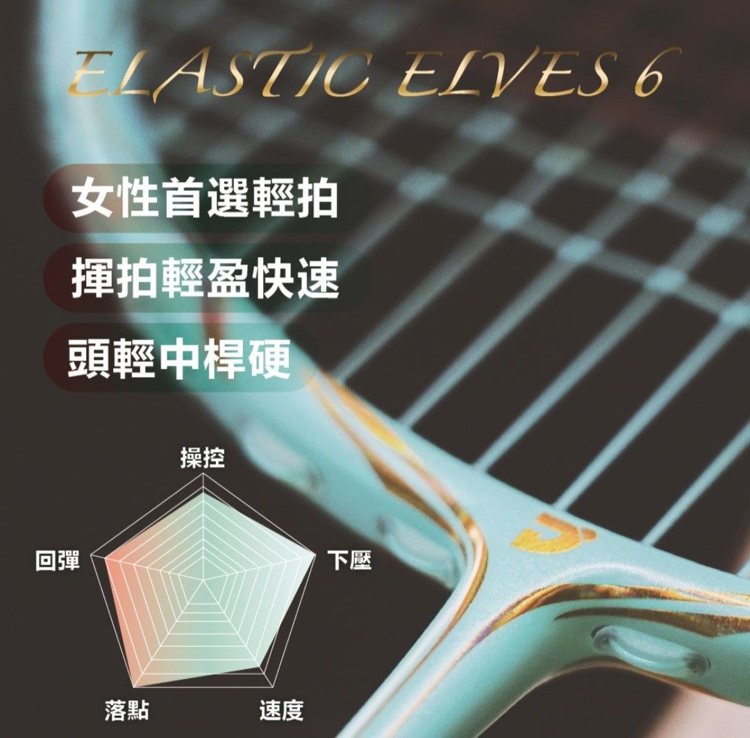 JNICE Badminton Racket 4U, Sports Equipment, Sports & Games, Racket ...