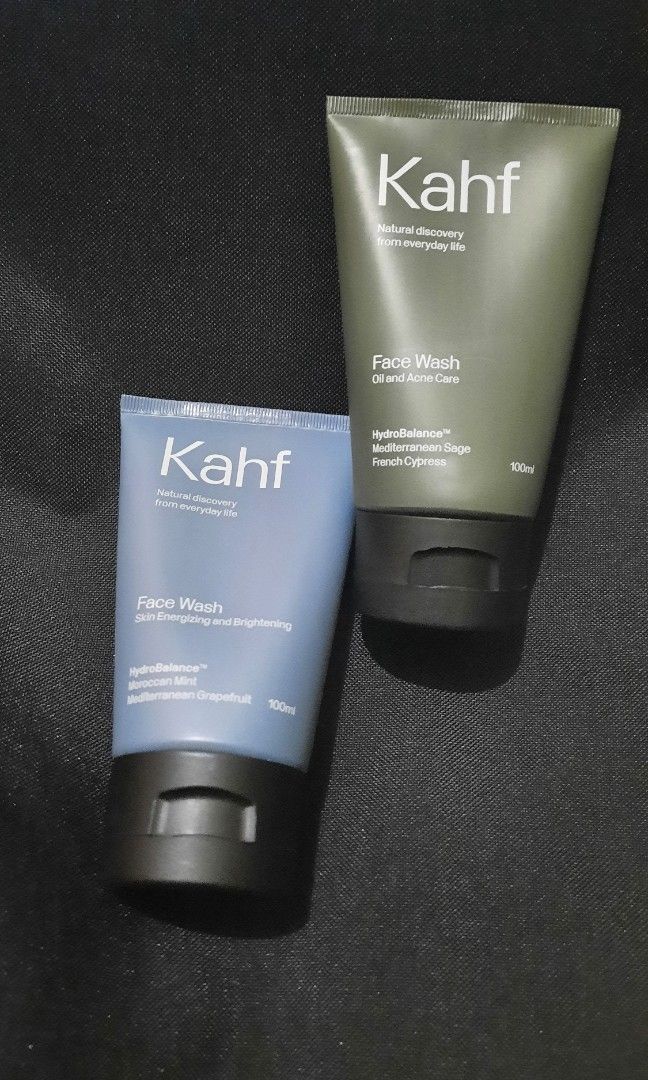 Kahf Facial Wash, Kesehatan & Kecantikan, Kulit, Sabun & Tubuh di Carousell