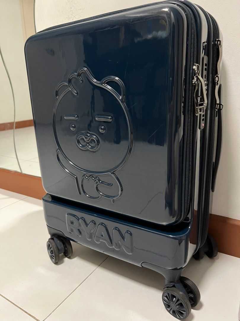 Kakao friends Ryan Navy Blue Cabin Size Luggage