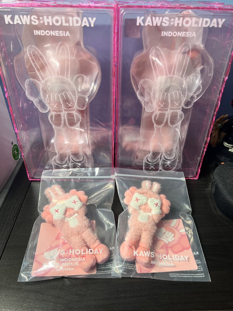 KAWS Holiday Indonesia figure (Pink), Hobbies & Toys, Toys & Games