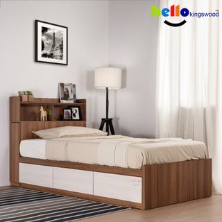 [Kingswood] Tatami1 Drawers Storage Bed Frame, Solid Plywood, 12 Months Warranty, Available in 3 Sizes