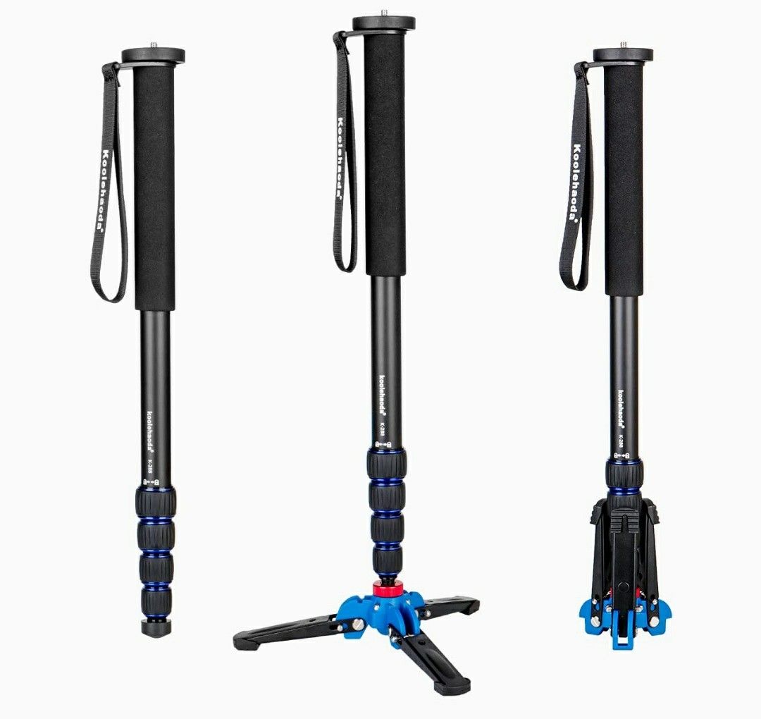Koolehaoda Professional 65inch Camera Aluminium Monopod with Folding