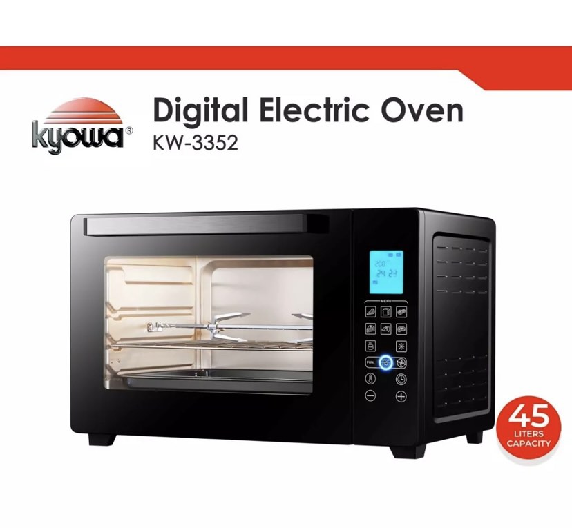 Kyowa Digital Electric Oven with Convection Function 45L Capacity, TV