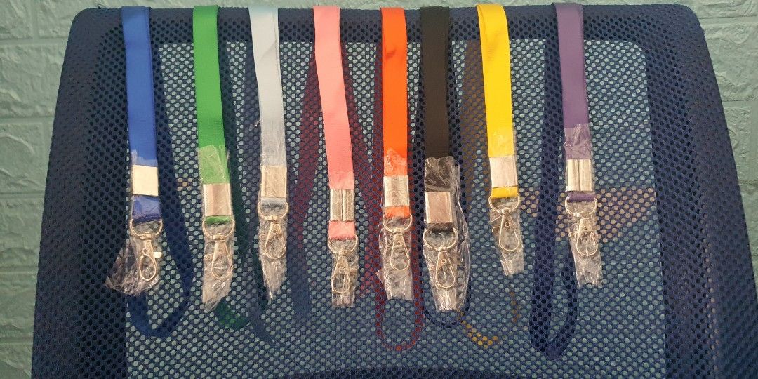 Lanyard id lace for School /Office (Category: Stationery & School Supplies) located in Cabanatuan. Submitted by lynscloset101 (Listing ID 1256119609, Image 1). Description: 20 pesos each 1.5cm*43cm available colors: Yellow Pink Sky Blue Royal Blue Black Purple Green Orange.