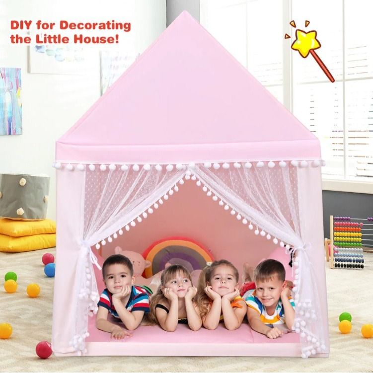 Large Easy Assemble Children Play Tent House Indoor Outdoor
