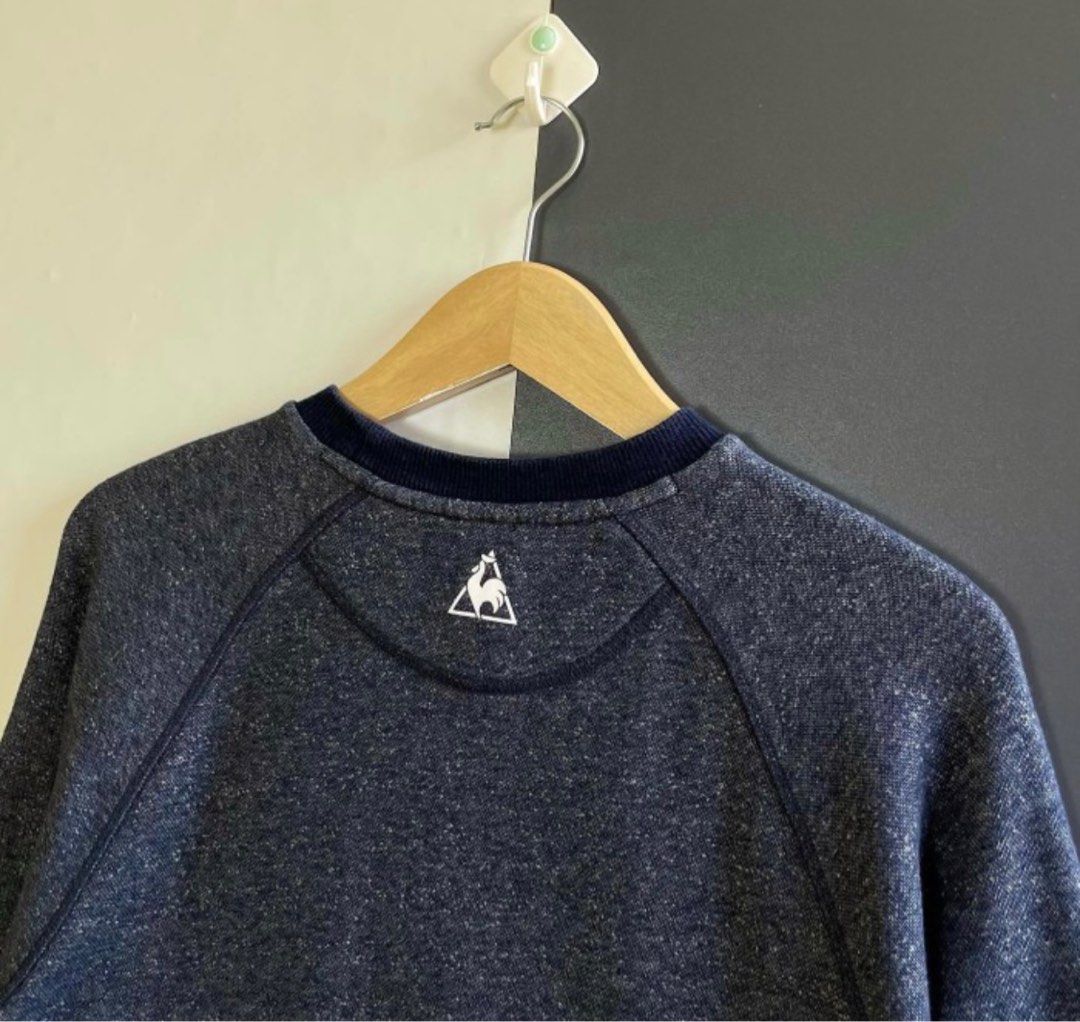Le Coq Sportif 1882 Crewneck Original Authentic 100 Outerwear Sweater Baju Hangat Lengan Panjang Long Sleeve