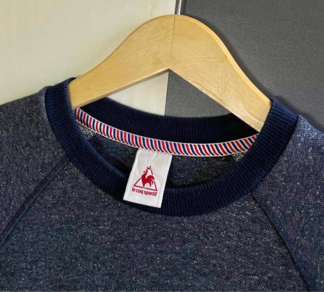 Le Coq Sportif 1882 Crewneck Original Authentic 100 Outerwear Sweater Baju Hangat Lengan Panjang Long Sleeve