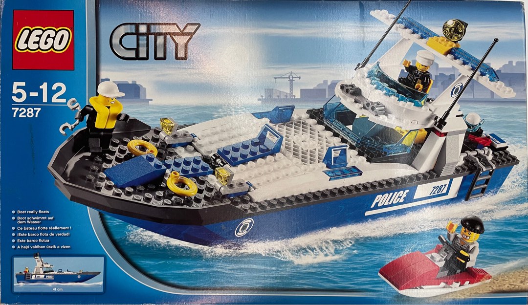 Lego city police ship sale