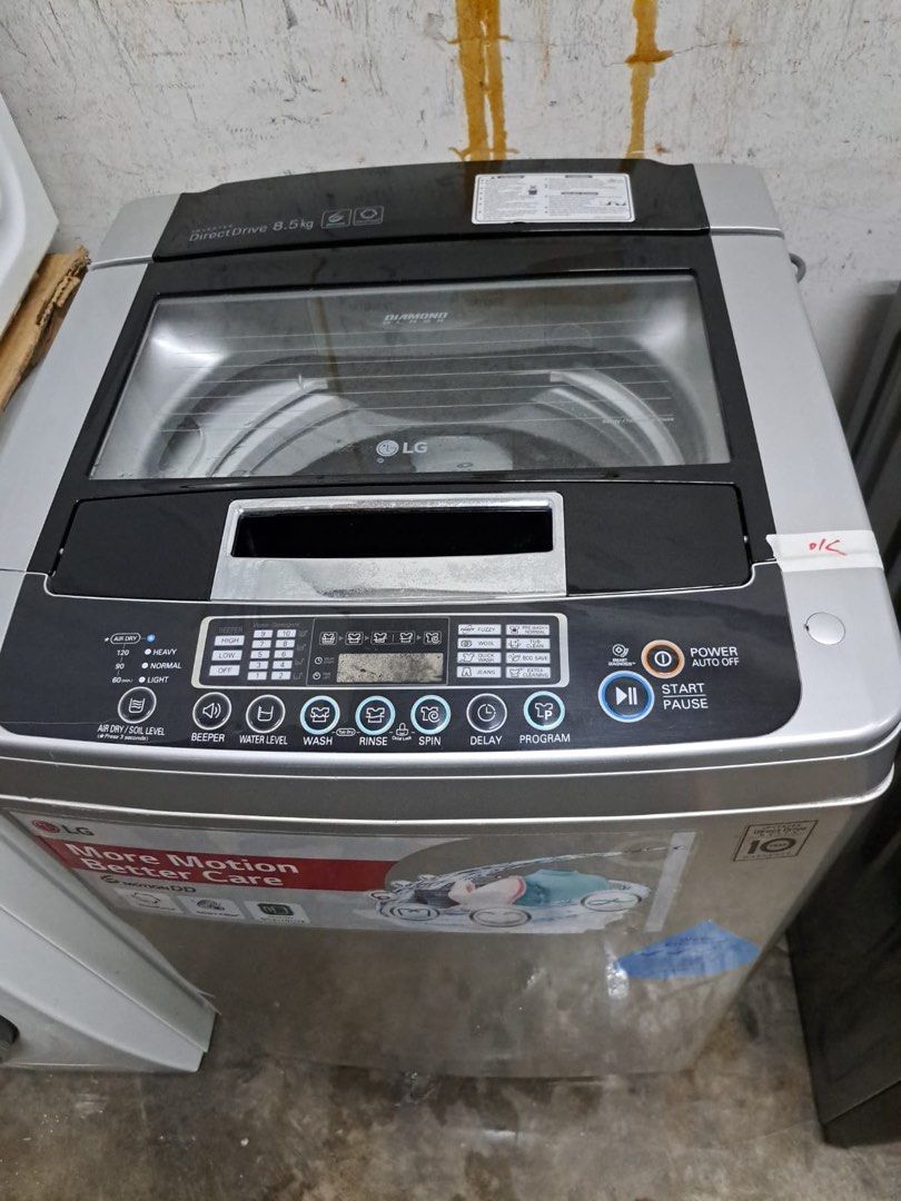 LG washing machine washer 8.5kg, TV & Home Appliances, Washing Machines