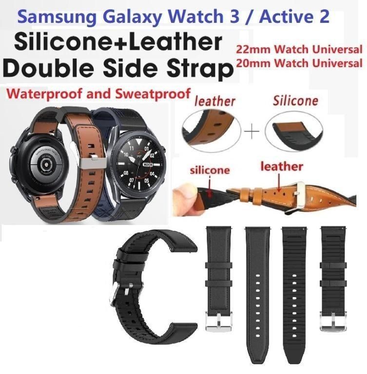 Galaxy watch 3 leather band 2025 waterproof