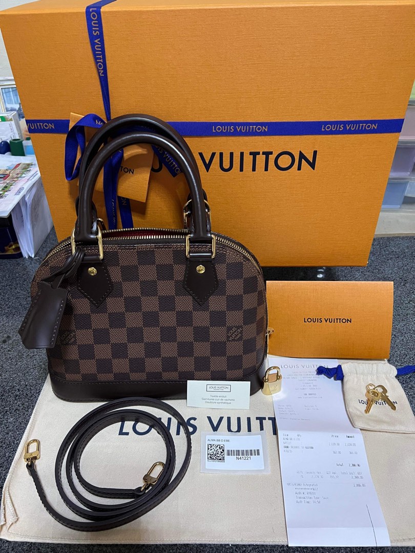 LV Alma BB ** LTD Edition Galet ** with receipt ** used twice in
