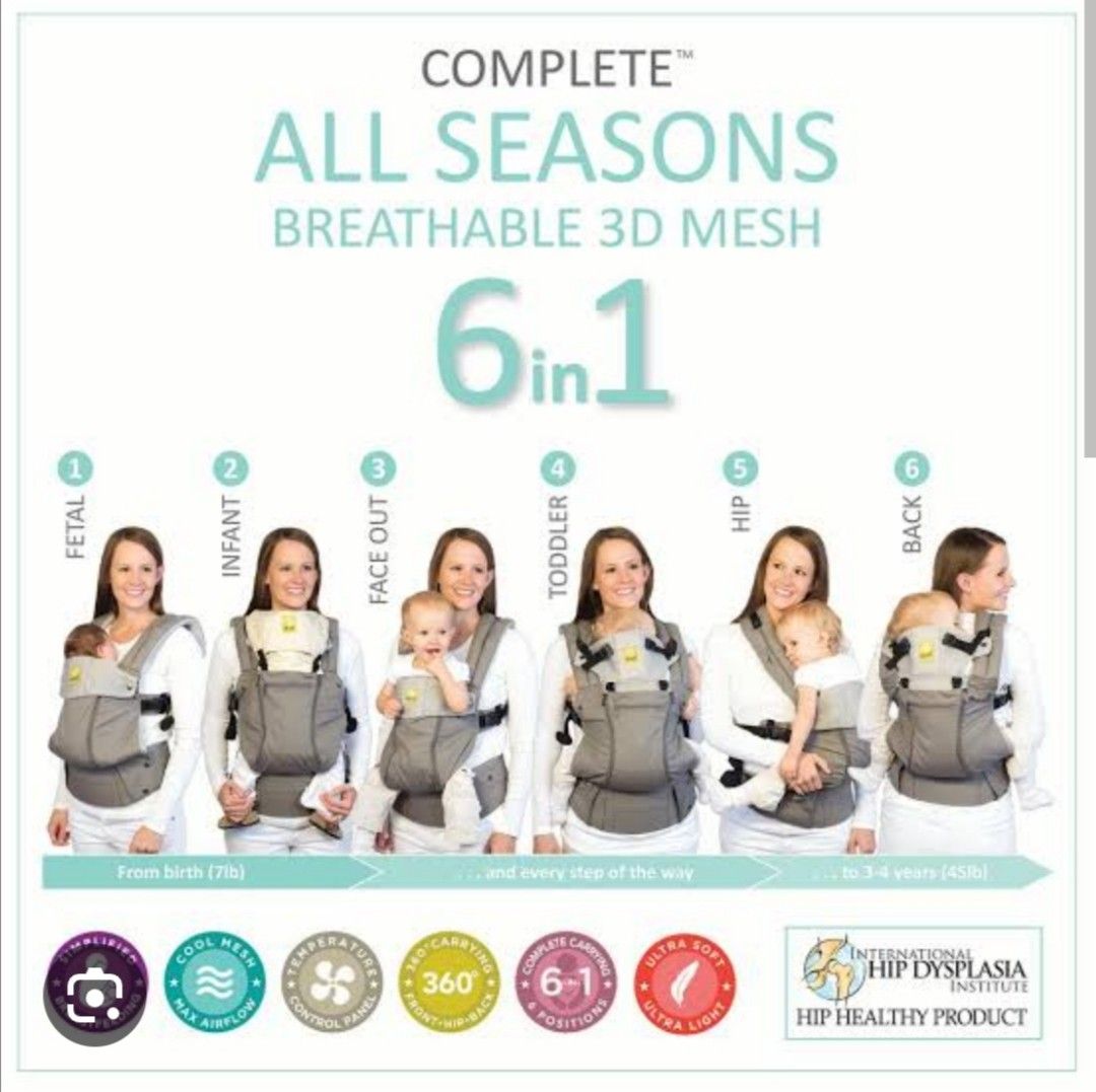 6 in 1 discount lillebaby carrier