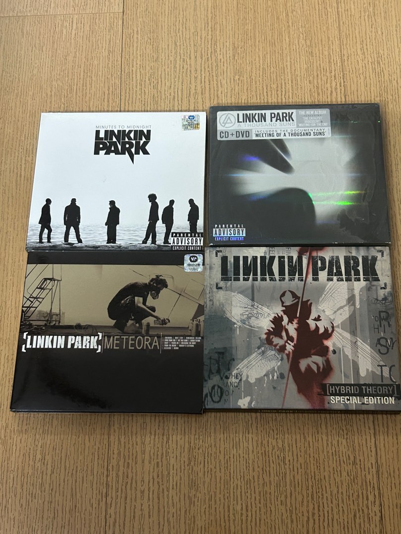 Linkin Park CD lot, Hobbies & Toys, Music & Media, CDs & DVDs on Carousell