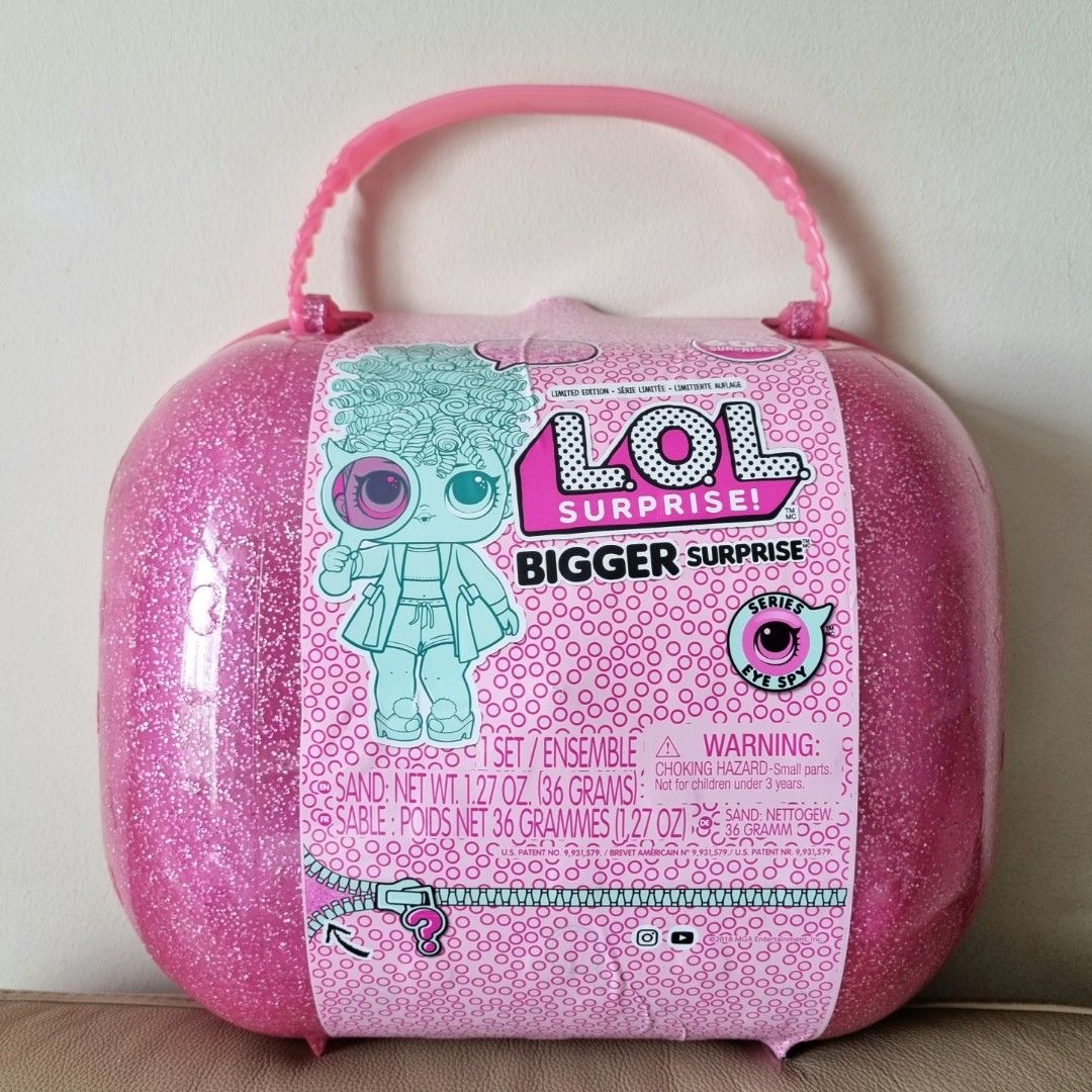 L.O.L. Surprise! BIGGER SURPRISE PINK BOX 60 SURPRISES LOL DOLL NEW IN BOX