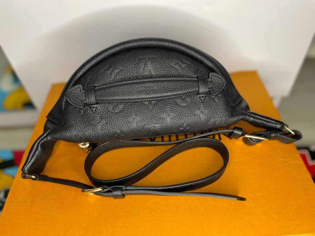 💯BN LOUIS VUITTON MONOGRAM EMPREINTE NOIR BUMBAG (M44812), Luxury, Bags &  Wallets on Carousell