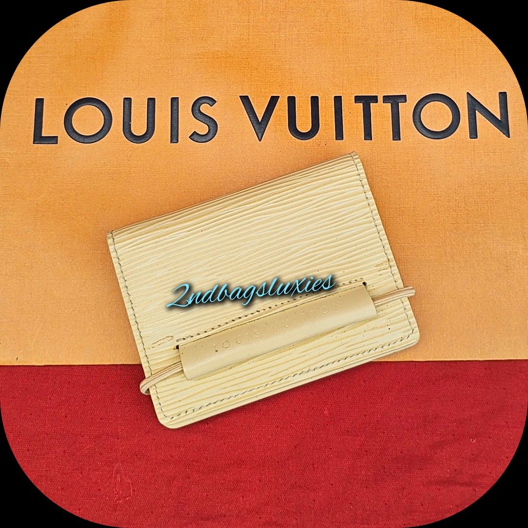 LV EPI LONG WALLET YELLOW, Luxury, Bags & Wallets on Carousell