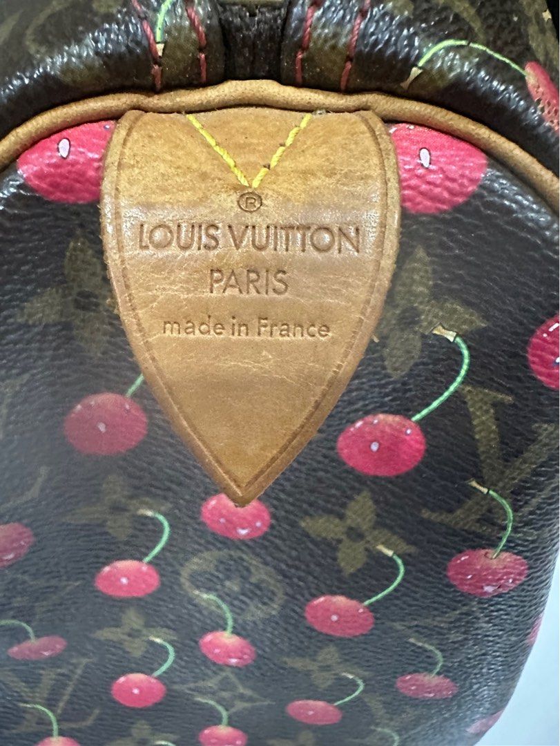 Louis Vuitton Speedy 25 Cherry Blossom Monogram Canvas GHW