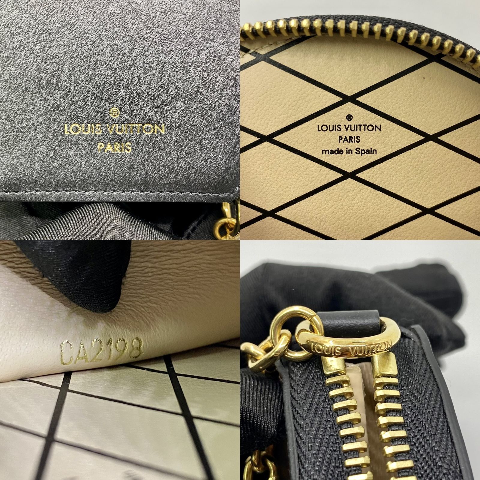 Louis Vuitton Transformed Micro Boite Chapo Coin Purse White M52747 LV am385b