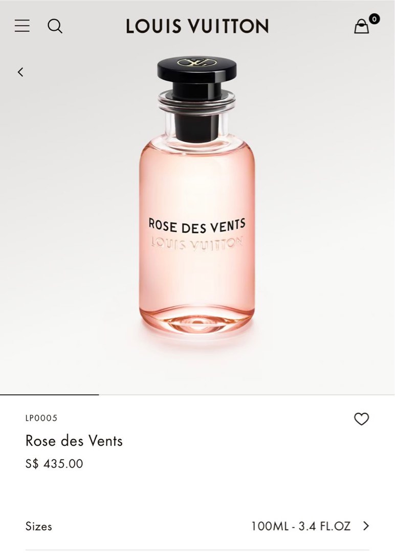 Louis Vuitton, Bath & Body, Mille Feux Louis Vuitton Sample Parfumerie  2ml