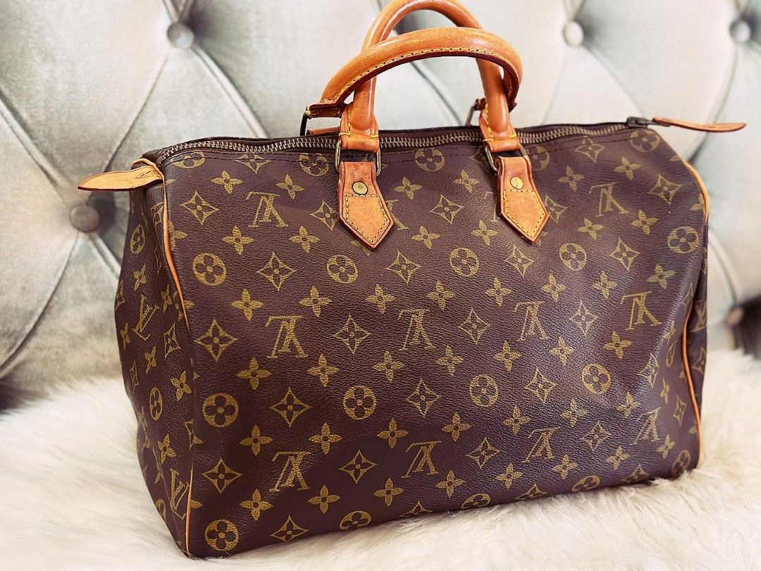 Vintage Monogram Louis Vuitton Speedy 35