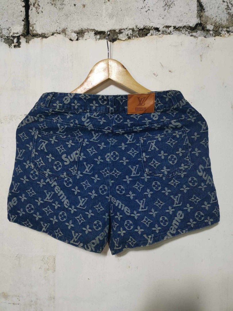 Louis Vuitton x Supreme Jorts, Luxury, Apparel on Carousell