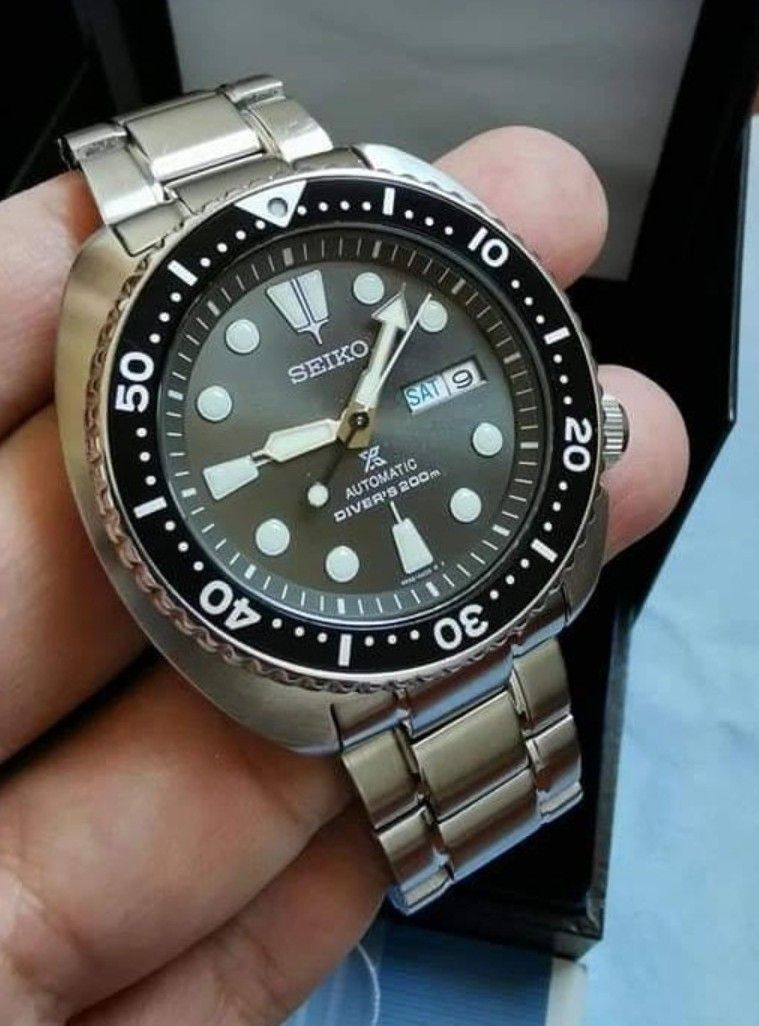 Men's automatic prospex diver sale stainless steel bracelet watch 44mm