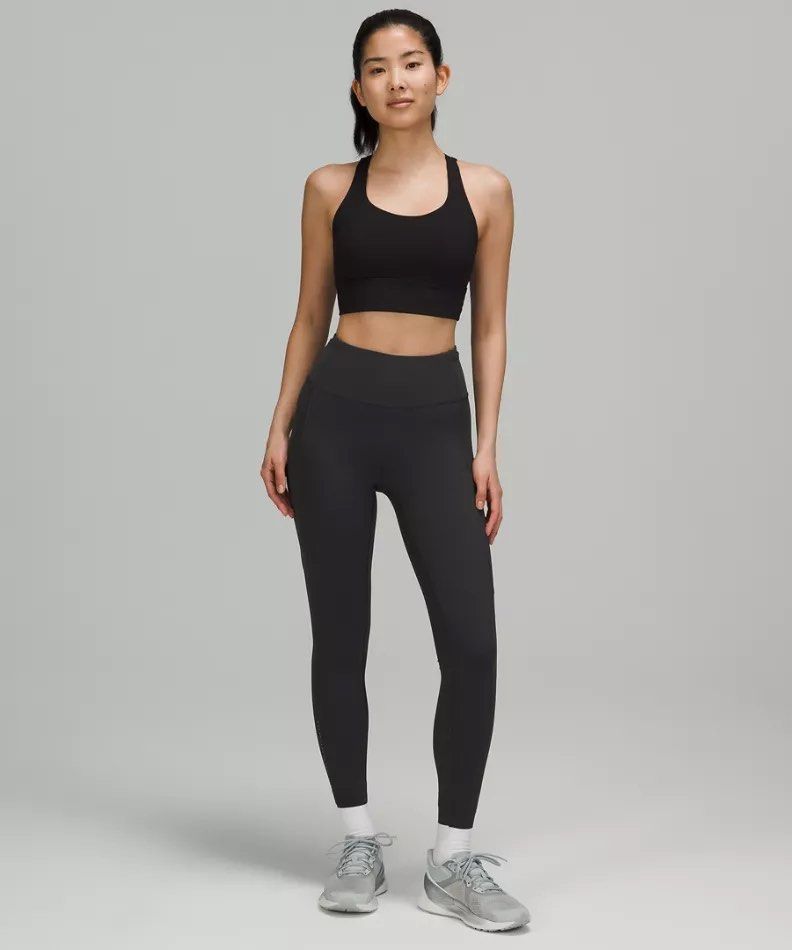 Lululemon Fast and Free High-Rise Reflective Tight 24” Asia Fit In Black  size S