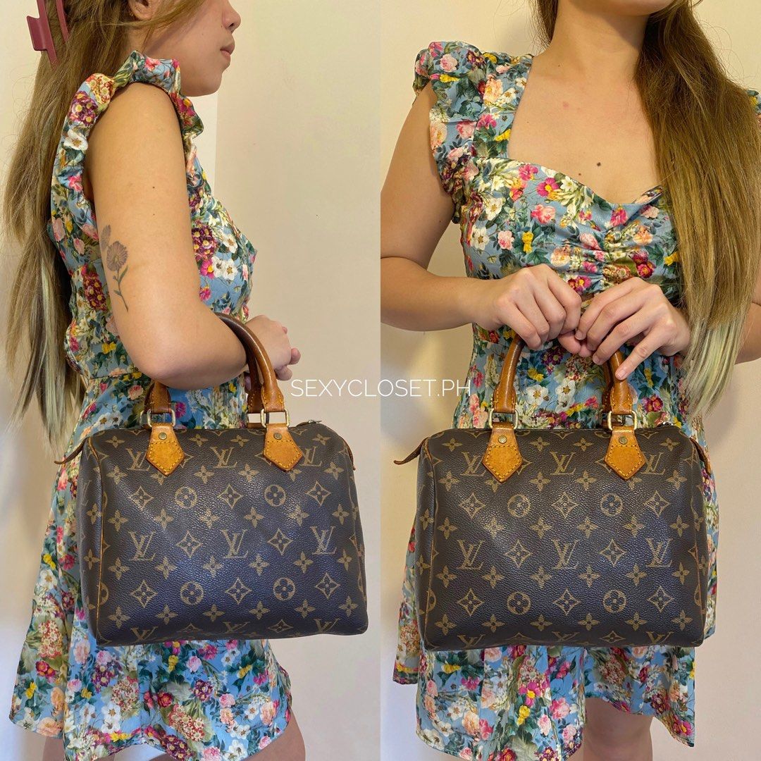 LV Speedy Size 25, Luxury, Bags & Wallets on Carousell