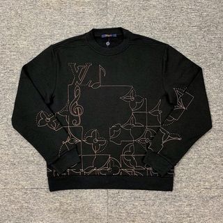 Louis Vuitton 2021 LV Monogram Pullover - Neutrals Sweaters