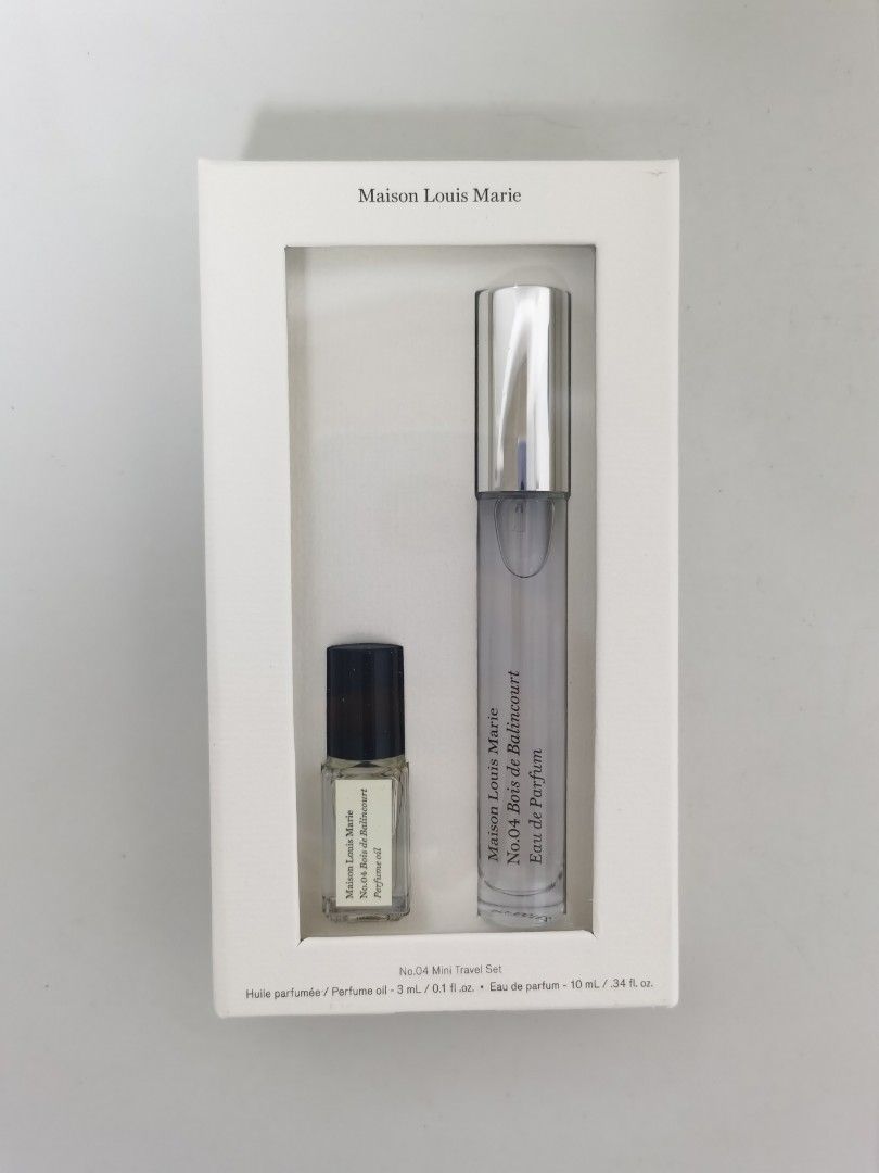 Maison Louis Marie No.04 Bois de Balincourt Perfume & Oil Mini Set