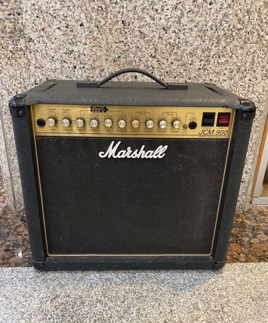 Marshall JCM 900 4101 (all tube)100w combo amplifier, 興趣及遊戲, 音樂、樂器 & 配件, 樂器 Carousell