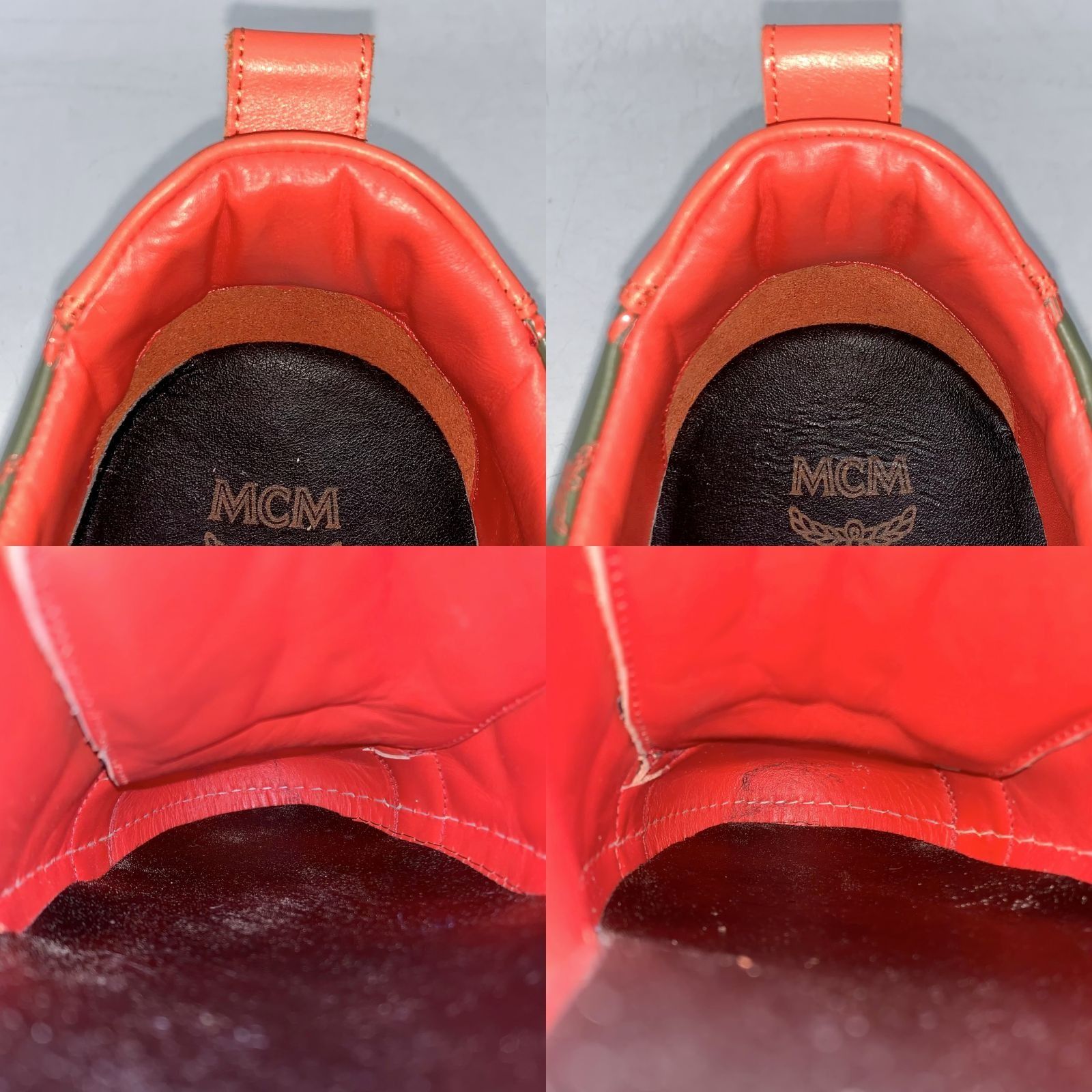 MCM GREEM AND RED SNEAKERS 237029696 AL