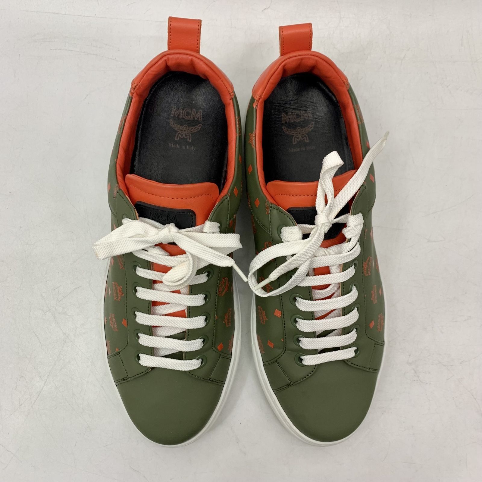 MCM GREEM AND RED SNEAKERS 237029696 AL