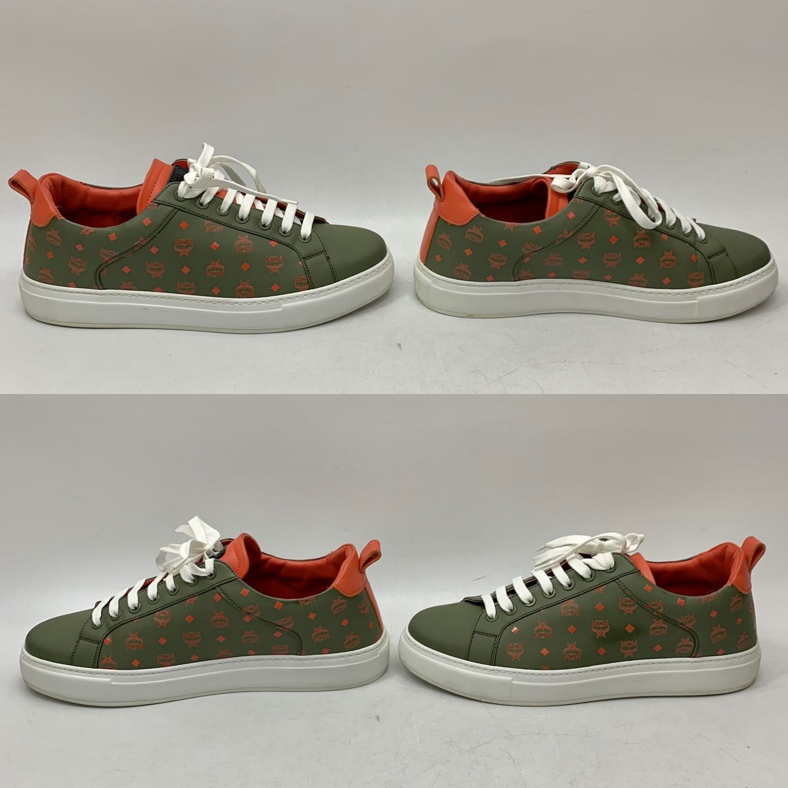 MCM GREEM AND RED SNEAKERS 237029696 AL