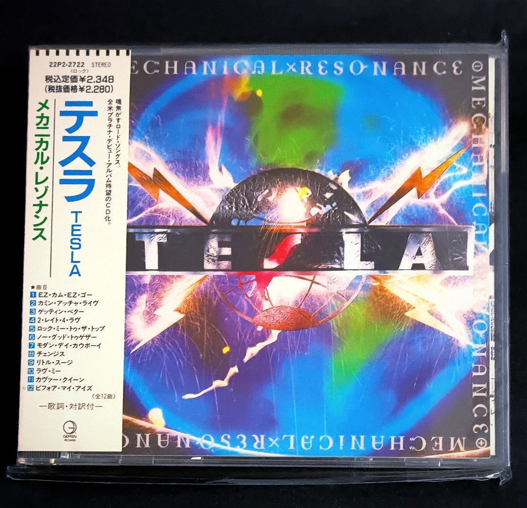 Mechanical Resonance - Tesla (CD, Japan 22P2-2722, 1989)