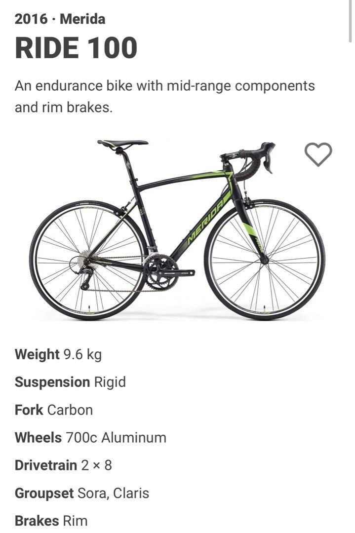 Merida new arrivals ride 100