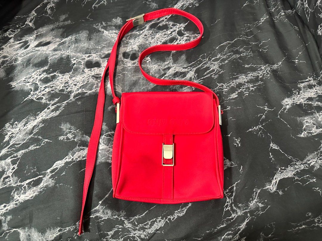 MIU MIU ARCHIVE SLING, Luxury, Bags & Wallets on Carousell