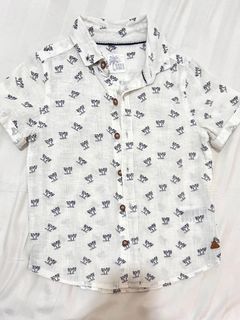 Mothercare Summer Linen Shirt Kemeja pantai anak laki laki